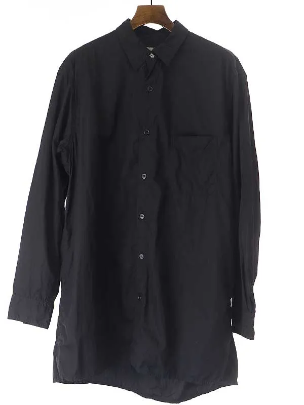 Yohji Yamamoto ヨウジヤマモトプールオム 22SS BIG環縫いコットンブロードシャツ