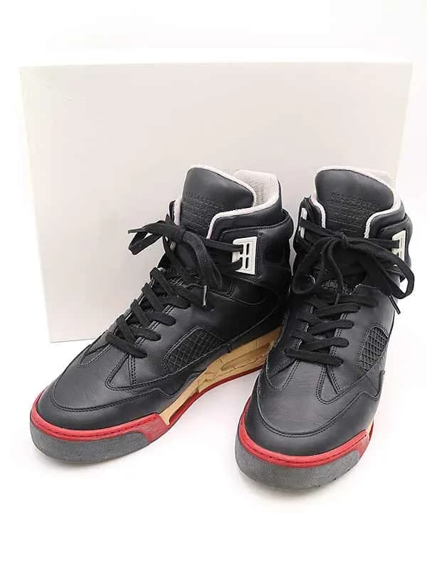 Maison Margiela メゾンマルタンマルジェラ22 20SS DDSTCK ハイカットレザースニーカー