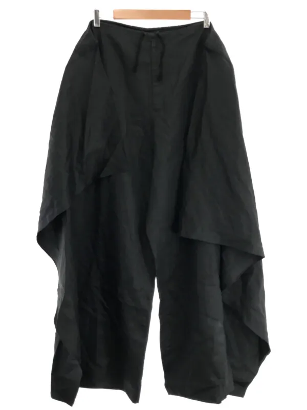 Yohji Yamamoto ヨウジヤマモト プールオム 09AW ラミーワイドラップパンツ