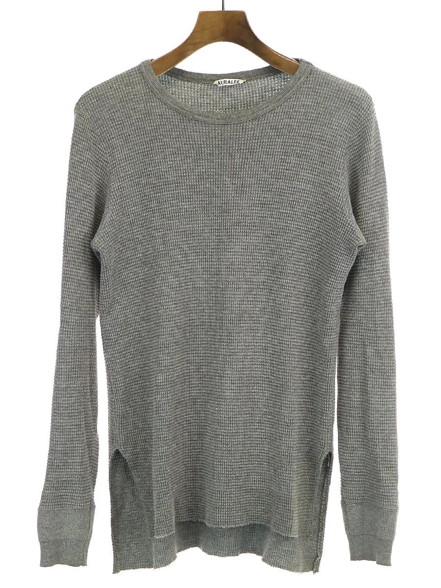 AURALEE オーラリー 15AW Ron Herman POP UP限定 サイドスリットサーマルカットソー