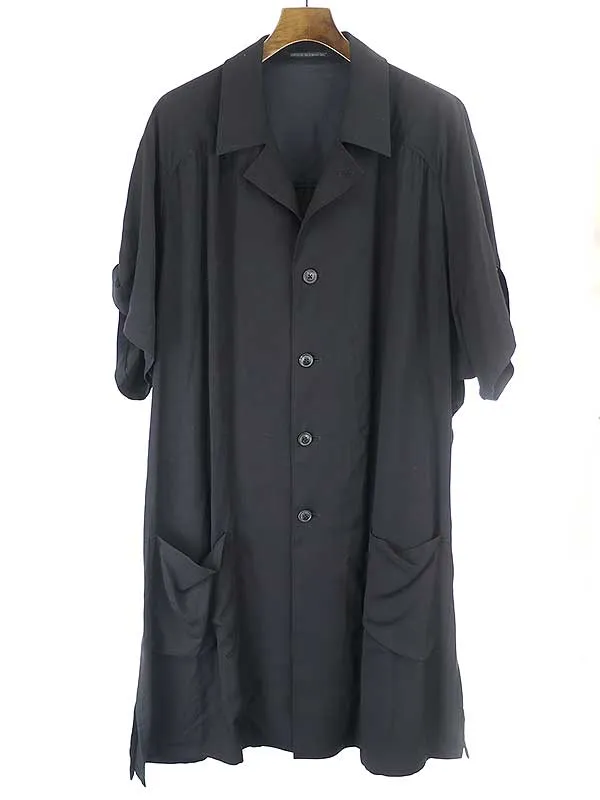 Yohji Yamamoto ヨウジヤマモト プールオム 17SS レーヨンラグランドレス