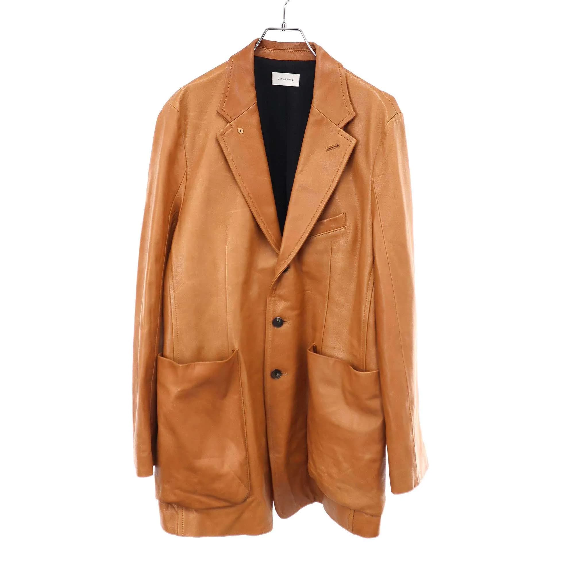 BED J.W. FORD ベッドフォード 24AW Leather Jacket レザージャケット 24AW-B-JK04