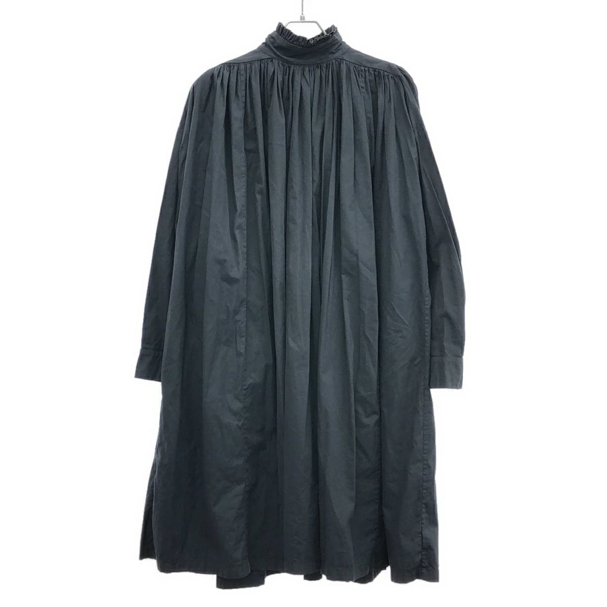 DRIES VAN NOTEN ドリスヴァンノッテン 14AW シルクシフォン ショートスリーブドレスワンピース
