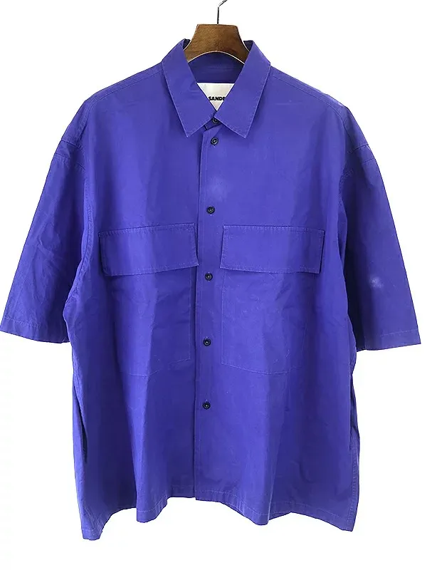 JIL SANDER ジルサンダー 20SS ARIEL ビッグシルエットソートスリーブシャツ