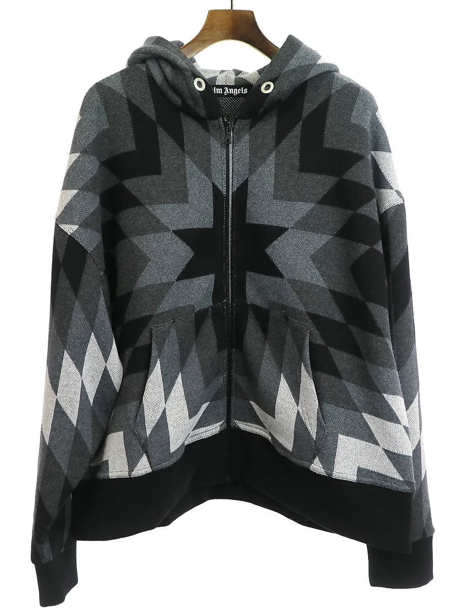 Palm Angels パームエンジェルス 20AW アリゾナバックロゴジップアップパーカー