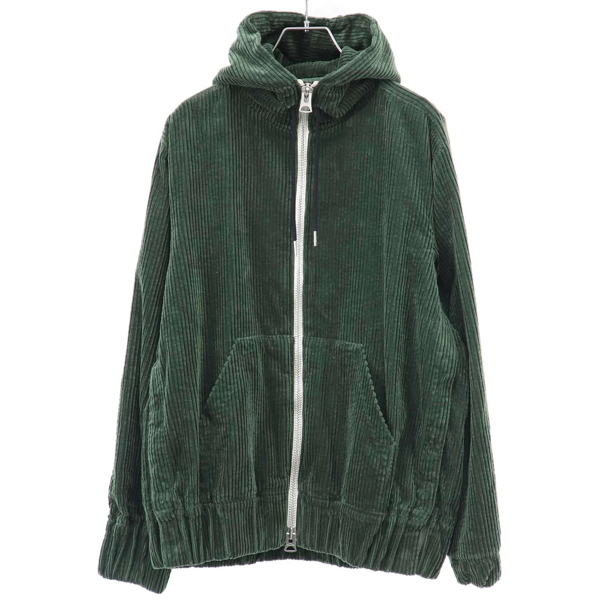 sacai サカイ 24AW Corduroy Hoodie コーデュロイジップアップパーカー 24-03489M