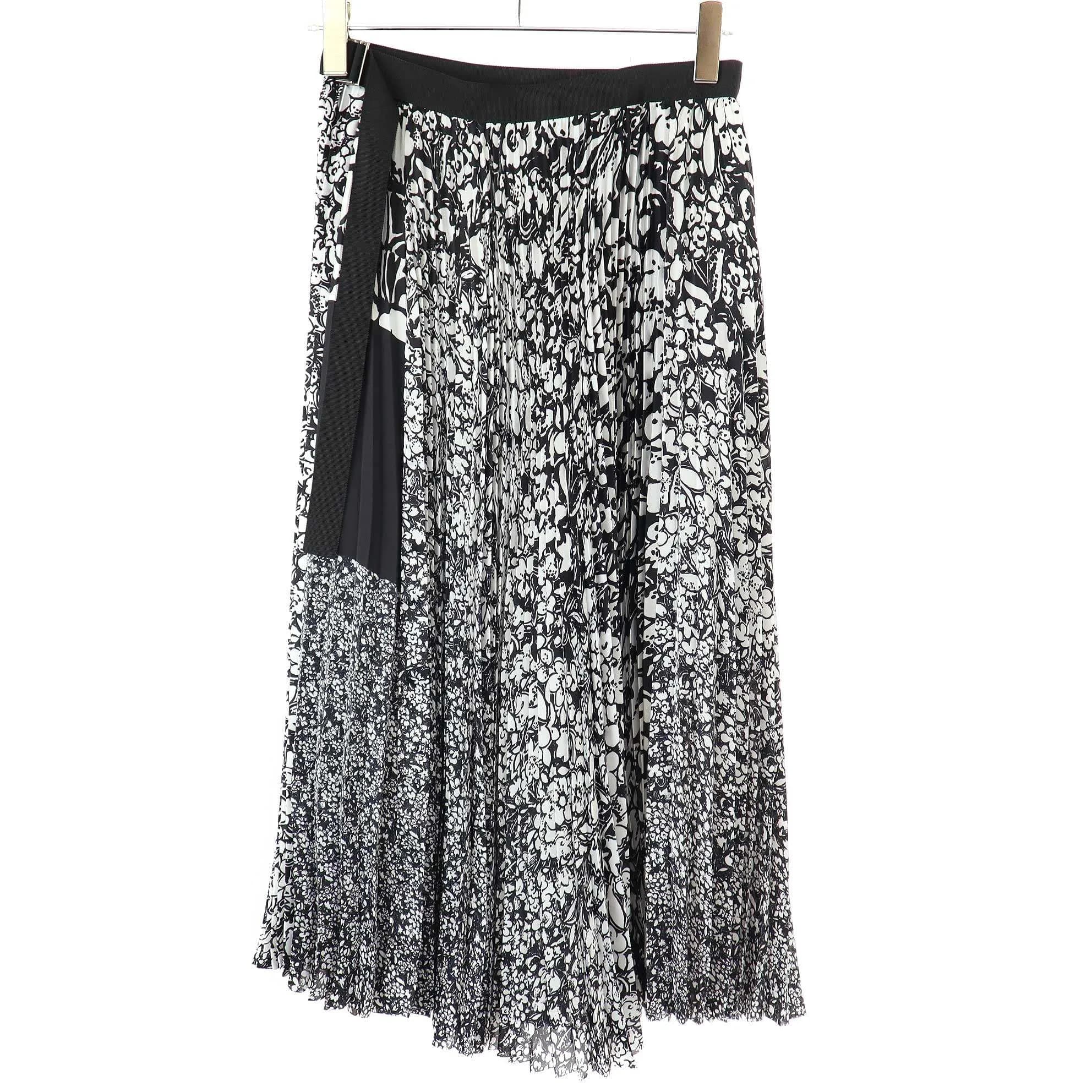 sacai サカイ 23SS Floral Print Skirt フローラルプリントスカート 23-06657