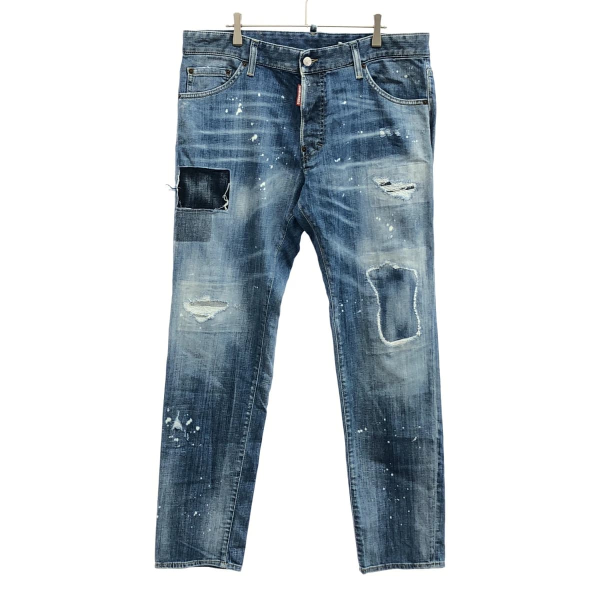 DSQUARED2 ディースクエアード 23SS COOL GUY JEAN リペア加工デニムパンツ S74LB1252
