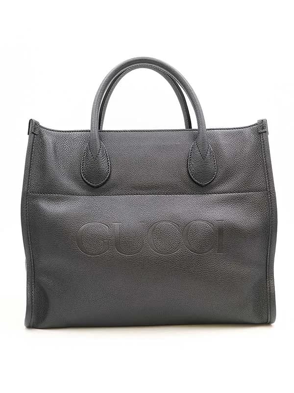 GUCCI グッチ ロゴ2WAY スモール レザートートバッグ