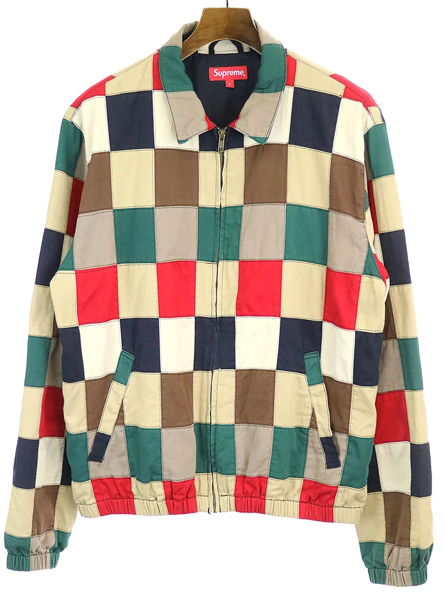 Supreme シュプリーム 19SS パッチワークハリントンジャケット