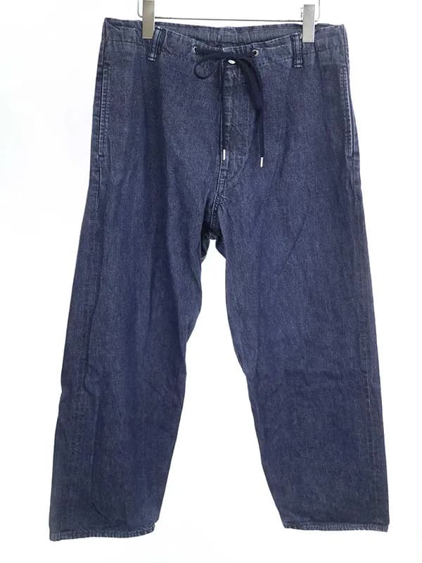 GANRYU フミト ガンリュウ 19AW WARM UP PK PANTS デニムイージーパンツ