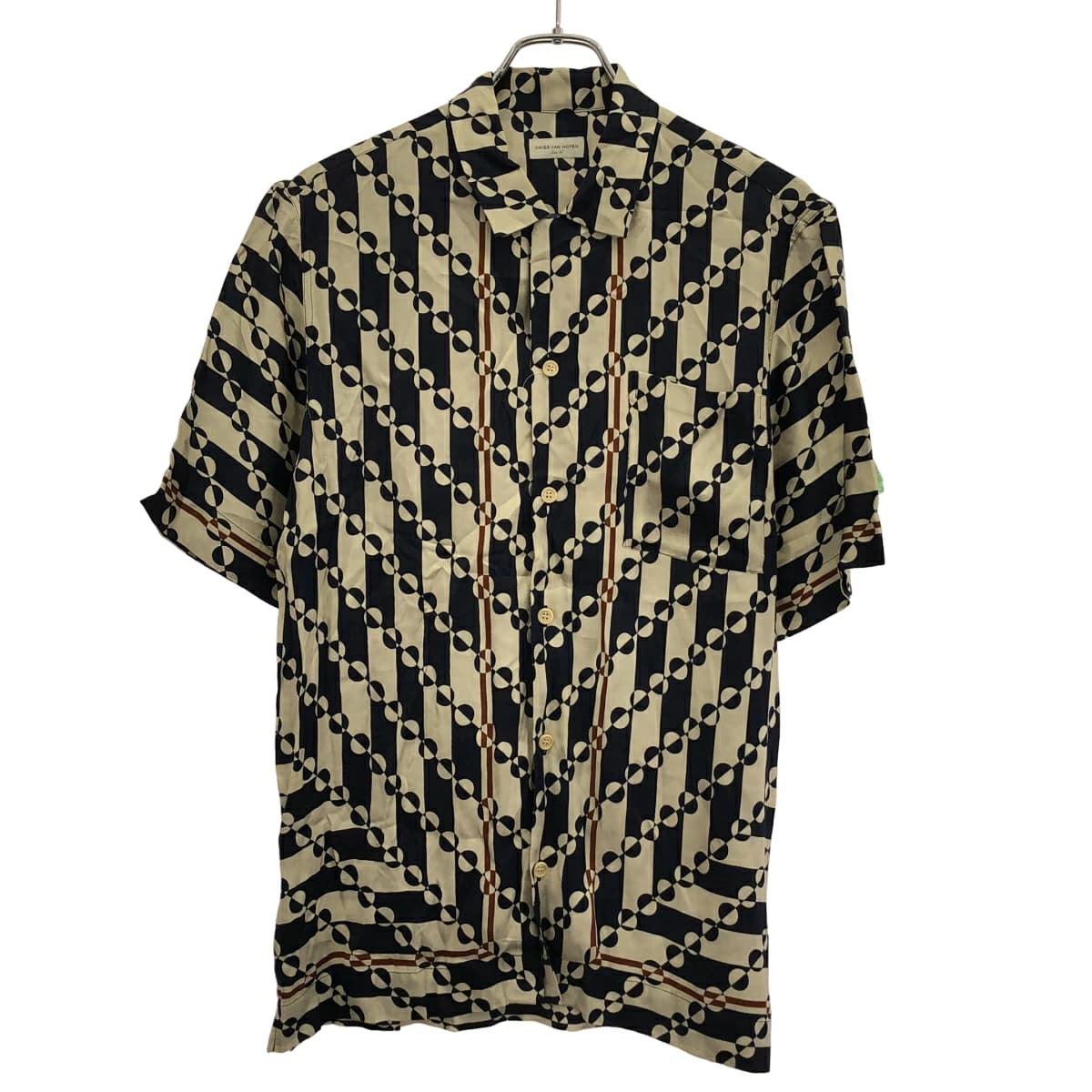 DRIES VAN NOTEN ドリスヴァンノッテン 19SS ショートスリーブレーヨンシャツ