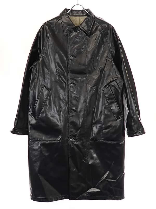 AURALEE オーラリー 20AW WOOL CASHMERE LAMINATE COAT リバーシブルコート