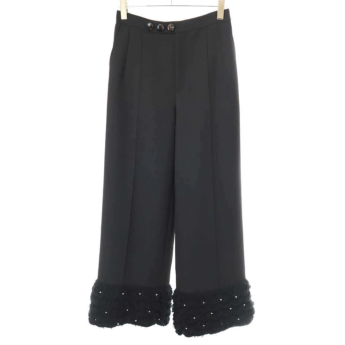 NAMACHEKO ナマチェコ 23AW UNFRAVILLE TROUSER ウールトラウザーパンツ