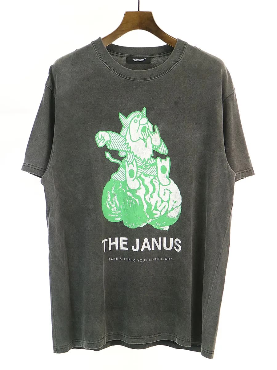 UNDERCOVER アンダーカバー 18SS THE JANUS ヴィンテージ加工オーバーサイズTシャツ