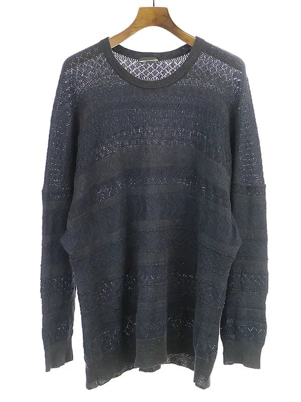 LAD MUSICIAN ラッドミュージシャン 13SS フェアアイルパターンクルーネックニット