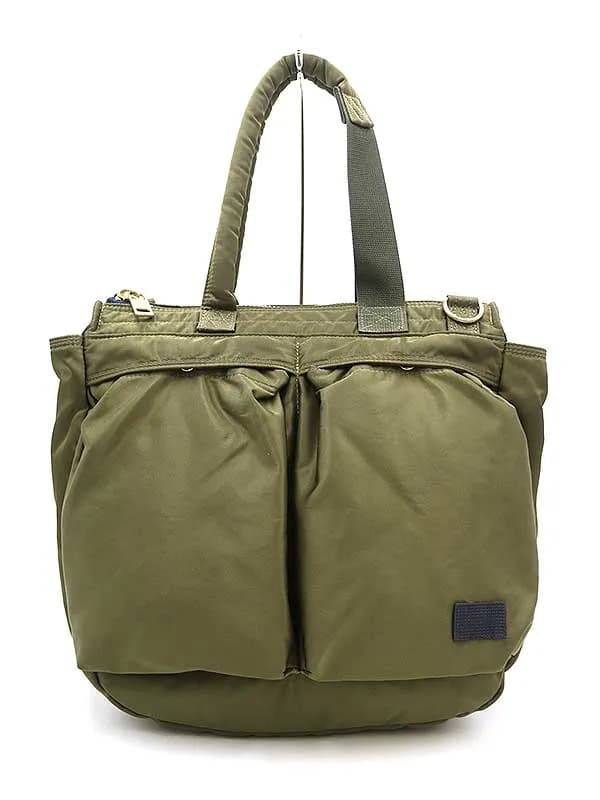 sacai サカイ × ポーター 20AW Pocket Tote Medium 2WAYショルダーバッグ