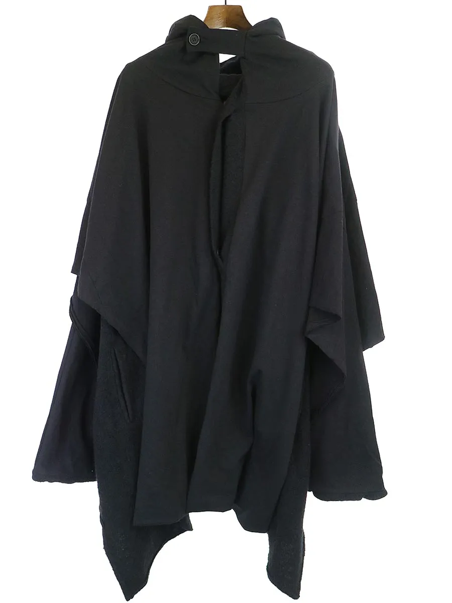 Yohji Yamamoto ヨウジヤマモト プール オム 15AW 天竺アルパカ切替ガウンコート