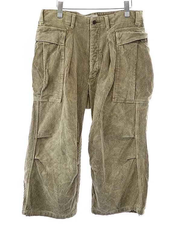 HERILL ヘリル 22AW Heavy Corduroy Cargopants 製品染めヘビーコーデュロイカーゴパンツ