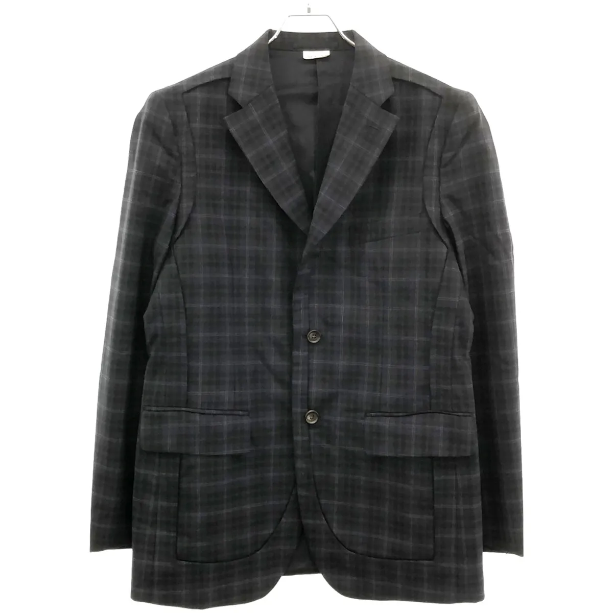 COMME des GARCONS コムデギャルソンオムドゥ 19SS チェック柄 ウール3Bテーラードジャケット