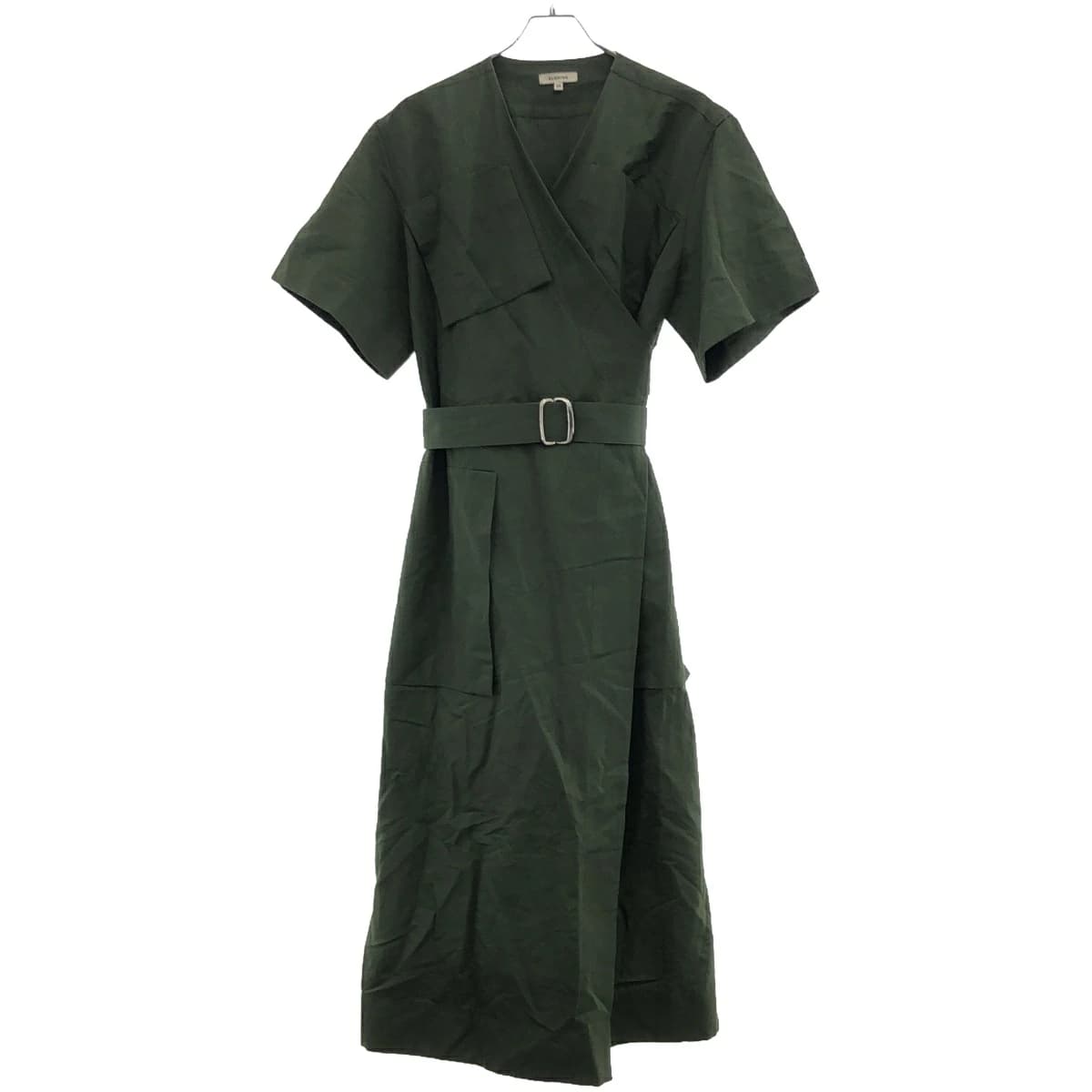 BLAMINK ブラミンク M C/L WRAP BELT SSL ベルテッドラップドレスワンピース