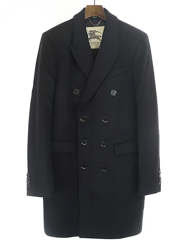 BURBERRY バーバリーロンドン カシミヤ混ダブルチェスターコート