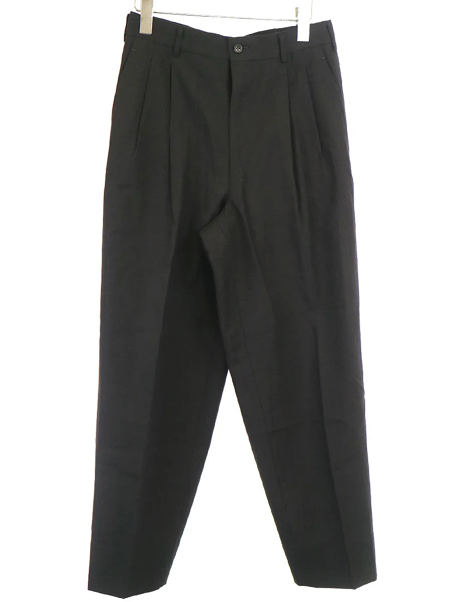 COMME des GARCONS コムデギャルソンオム 1998SS 2タックウールスラックスパンツ