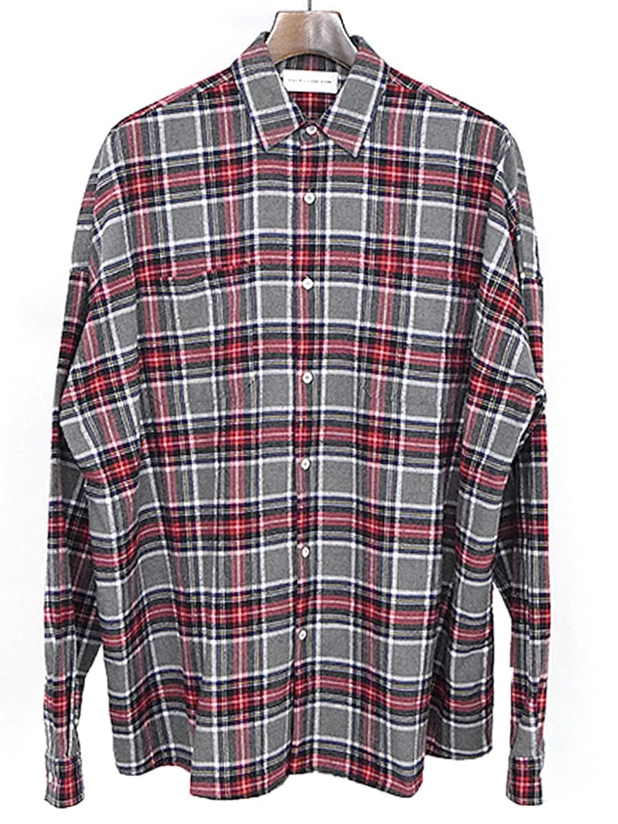 FAITH CONNEXION フェイスコネクション 15SS オーバーサイズチェックシャツ