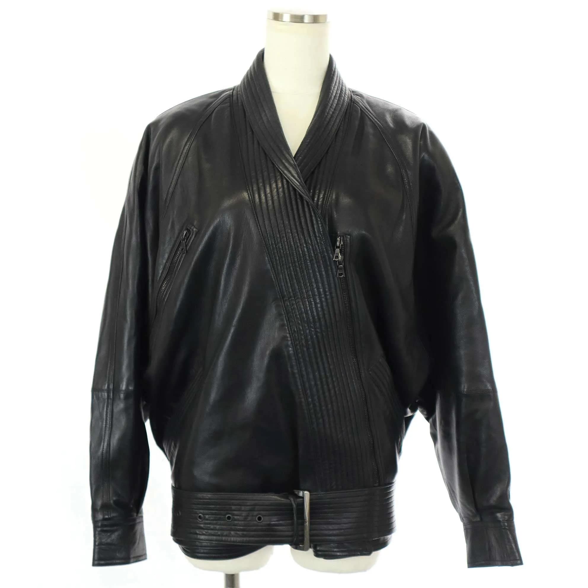 VERSACE ジャンニ ヴェルサーチ 80's ビンテージ キモノレザージャケット
