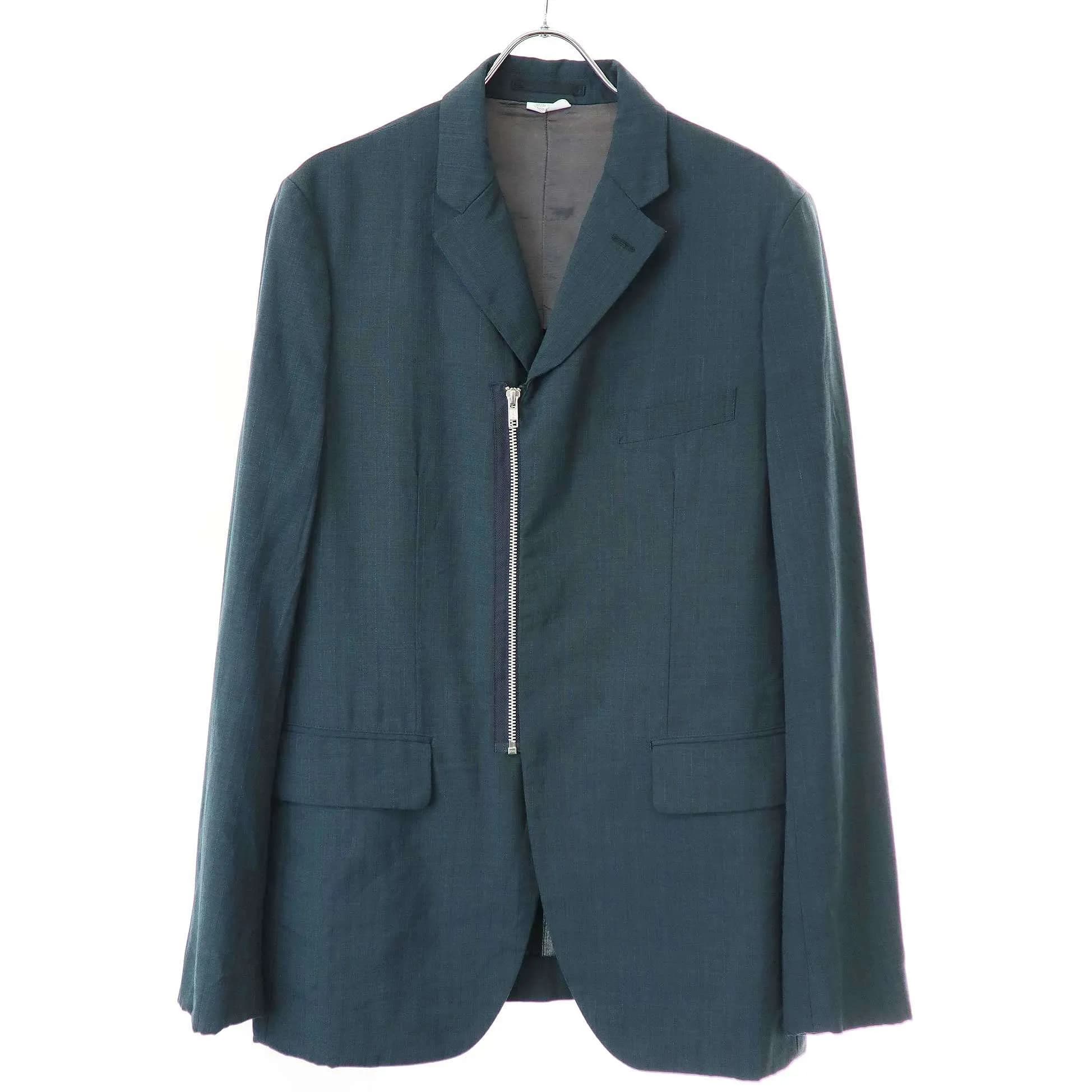 COMME des GARCONS コムデギャルソンオムドゥ 18SS ストライプジップアップテーラードジャケット