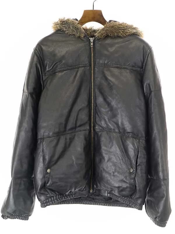 Supreme シュプリーム 12AW 中綿入りレザーファージャケット