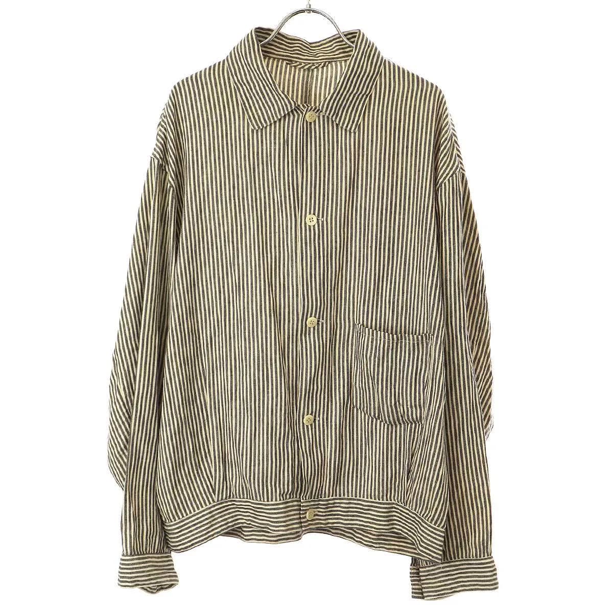 COMOLI コモリ 22SS ストライプブルゾン