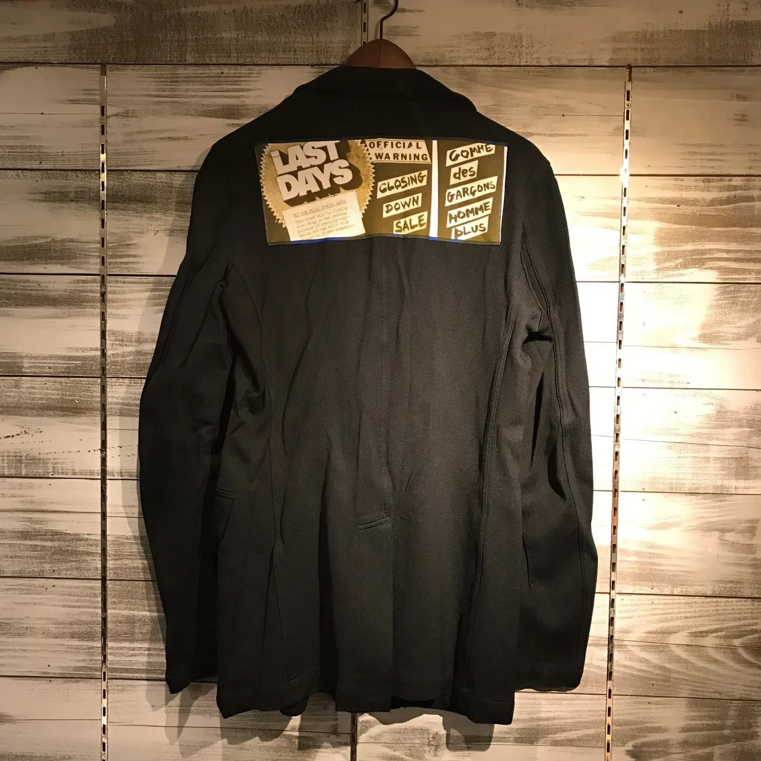 COMME des GARCONS COMME des GARCONS HOMME PLUS 08AW LAST DAYS ポリ縮絨ロングジャケット