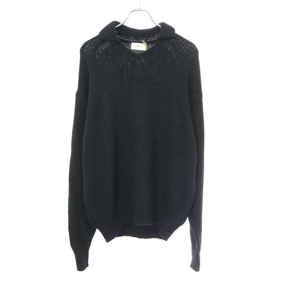 HERILL ヘリル 24SS Cotton code Skipper コットンスキッパーニットセーター 24-080-HL-8220-1