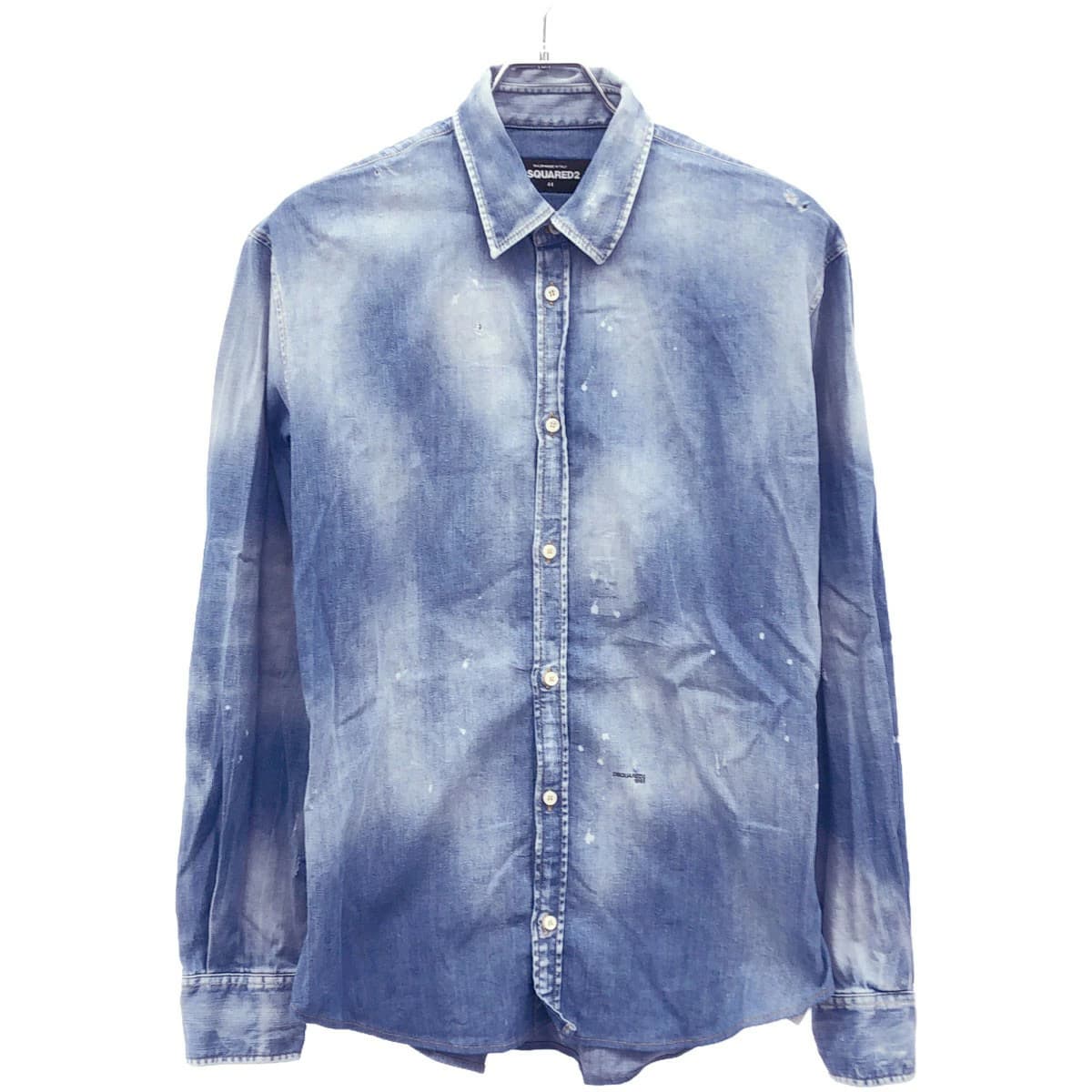 DSQUARED2 ディースクエアード 21SS ウォッシュデニムシャツ S74DM0497 S30341