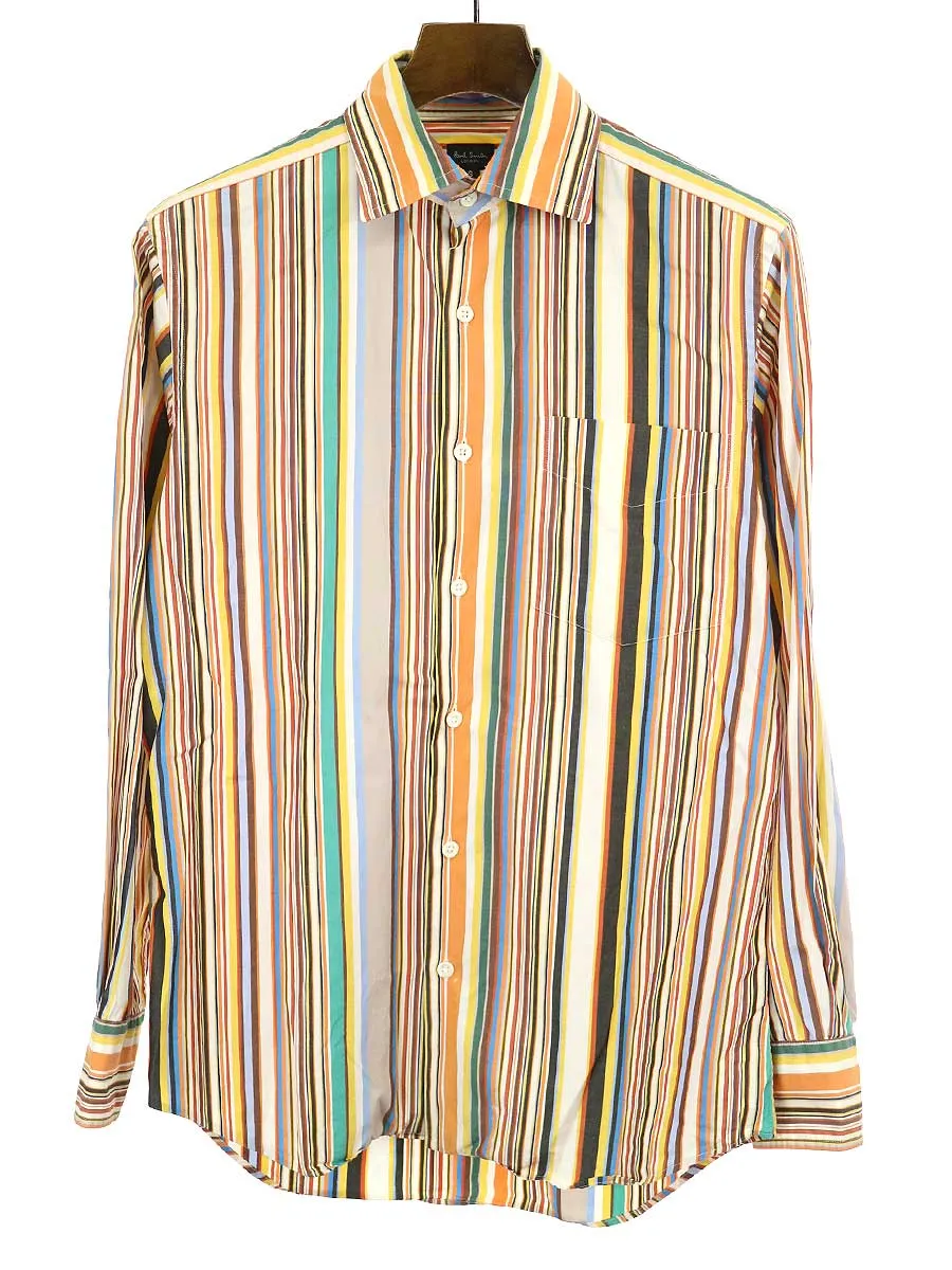 Paul Smith ポールスミス コットンマルチストライプシャツ