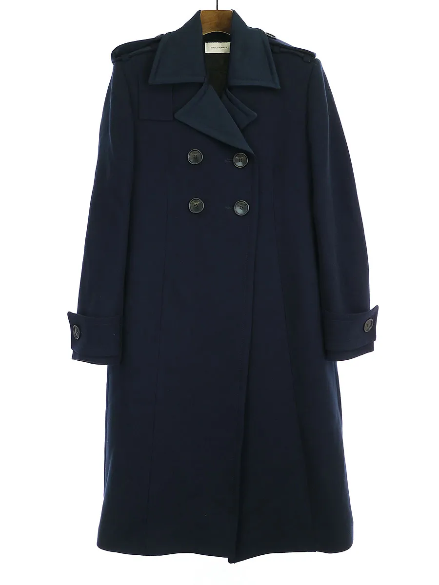 Wales Bonner ウェールズ ボナー 18AW MILITARY PEA COAT レーヨンウールミリタリーPコート