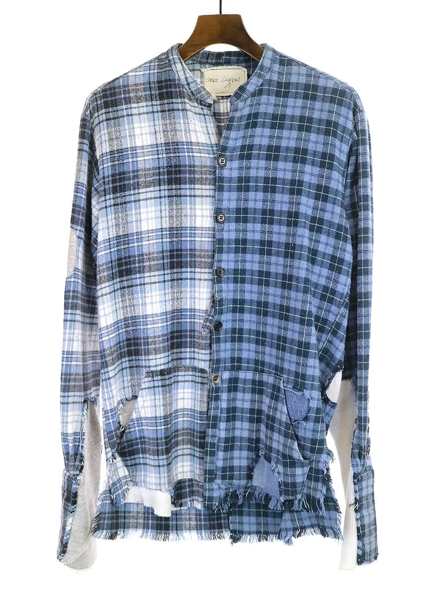 Greg Lauren グレッグ ローレン 17SS 50/50 SKY COWBOY FLANNEL STUDIO SHIRT チェックシャツ