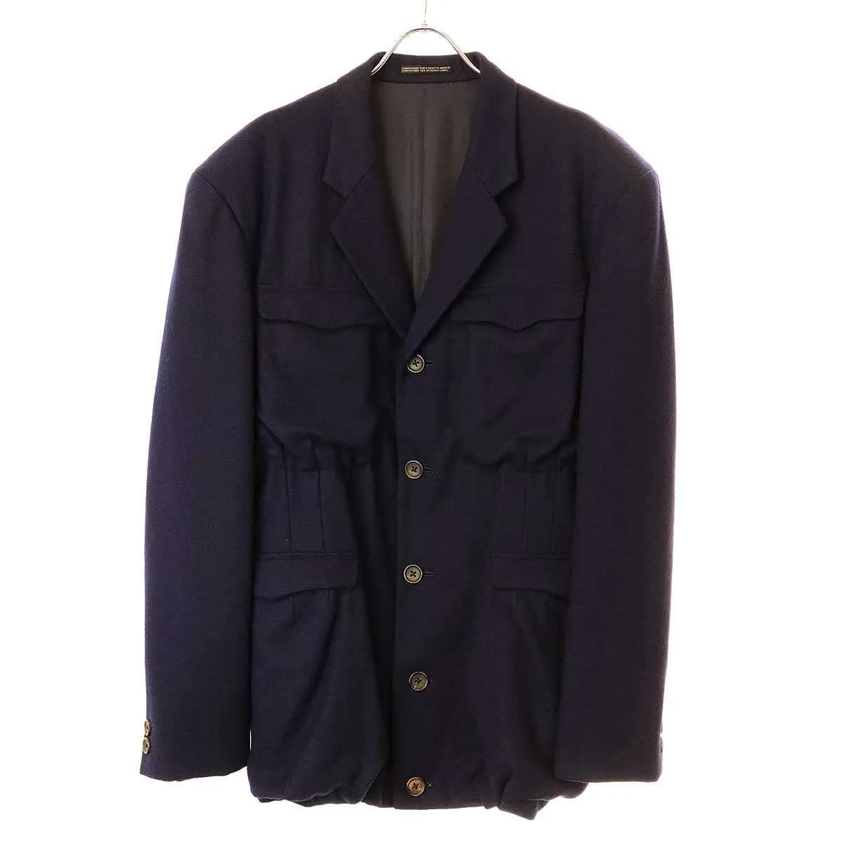 Yohji Yamamoto ヨウジヤマモト プールオム 1987AW オリジナル マルチポケットウールテーラードジャケット