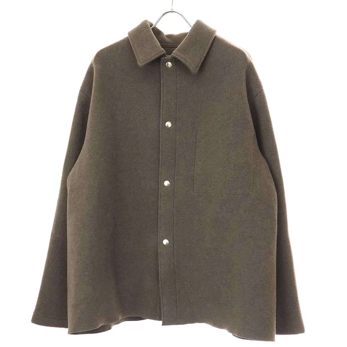 A.PRESSE ア プレッセ 24AW Cashmere Blend Work Jacket DUST GRAY カシミヤブレンドワークジャケット
