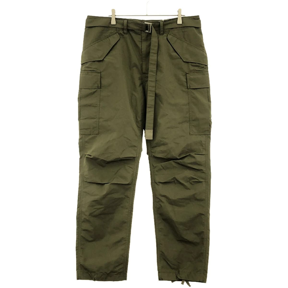 sacai サカイ 24SS Taffeta Pants ベルテッドカーゴパンツ 24-03403M