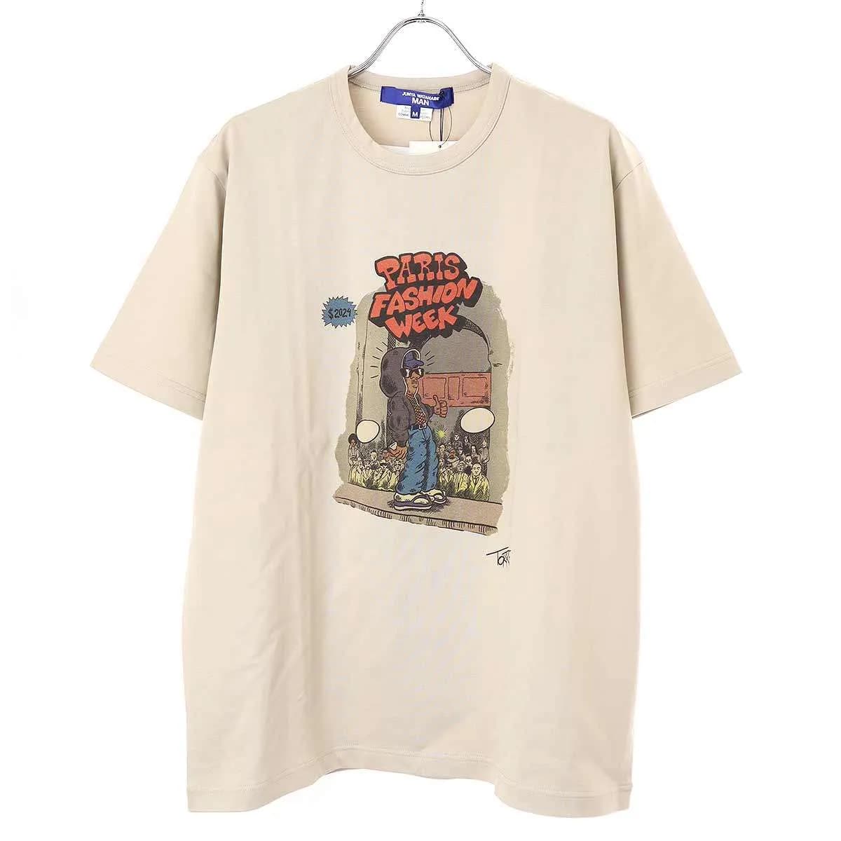 JUNYA WATANABE ジュンヤワタナベ コムデギャルソンマン 24SS TORREプリントTシャツ