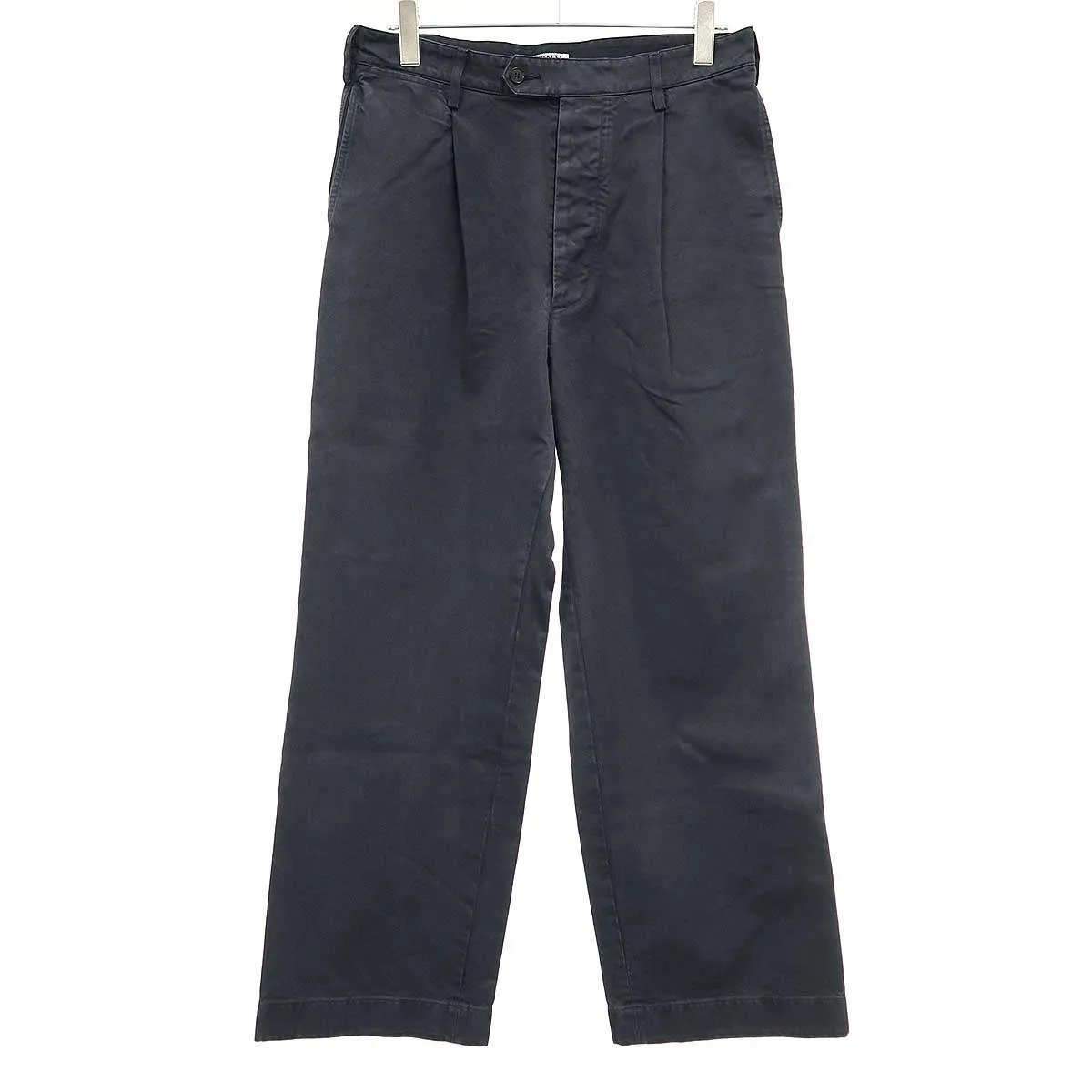 AURALEE オーラリー 25AW PRODUCT DYED FINX CHINO ONEーTUCK PANTS タックパンツ