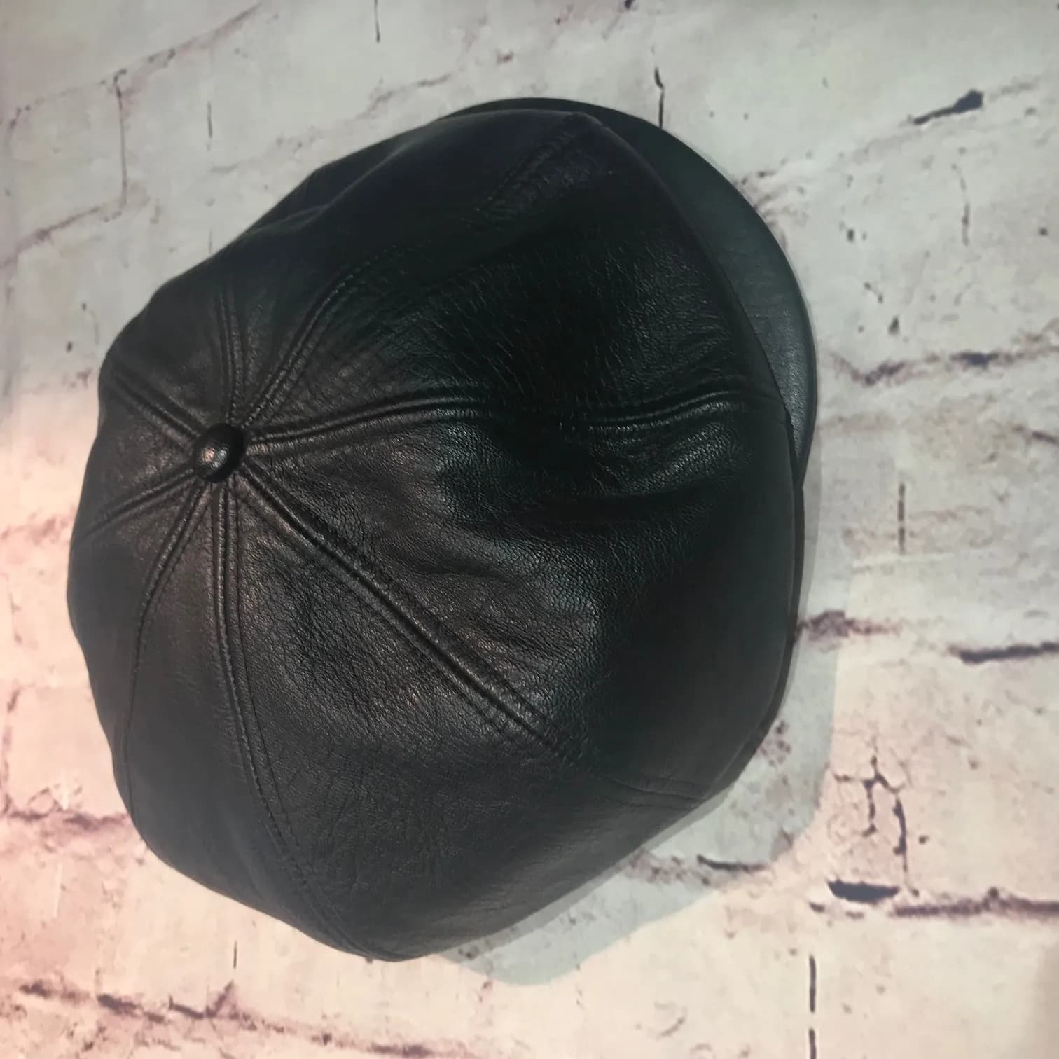 AtLast&Co TIME WORN CLOTHING ATLAST&CO HORSE HIDE DRESS CAP