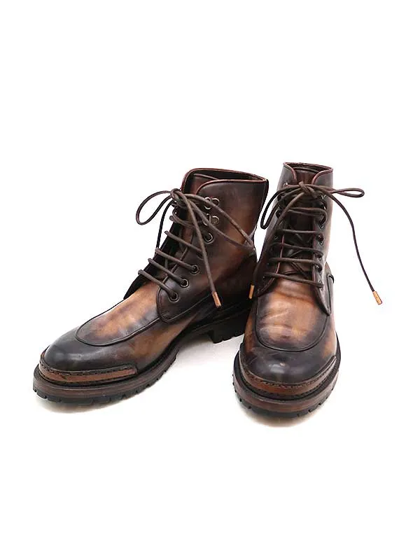 Berluti ベルルッティ ブルニコ パティーヌレースアップレザーブーツ