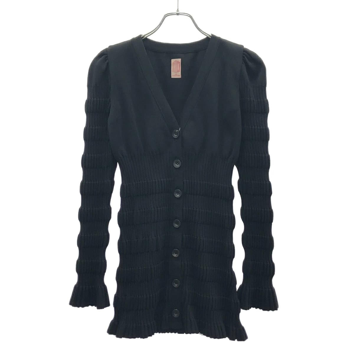 FETICO フェティコ 24AW 伊勢丹POPUP V-NECK STRIPE KNIT CARDIGAN リブニットカーディガン FTC244-0725