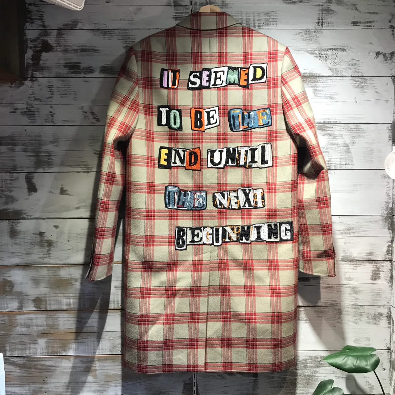 VALENTINO VALENTINO 17AW Jamie Reid Patch Coat