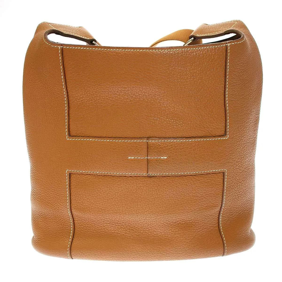 HERMES エルメス □L刻印 2008年 グッドニュースPM レザーショルダーバッグ