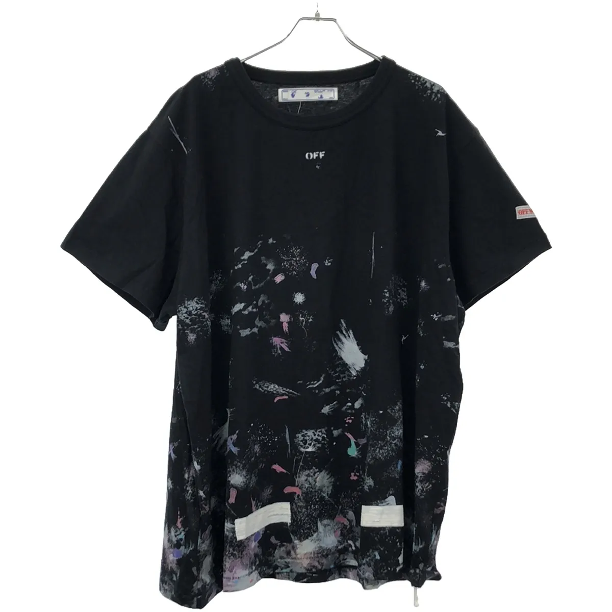 OFF-WHITE オフホワイト 21SS Galaxy Brushed Arrows T-Shirt ギャラクシーブラッシュドアロープリントTシャツ