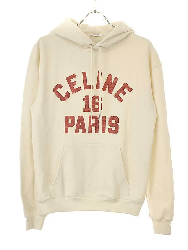 CELINE セリーヌ 22SS 16PARIS ロゴプリントスウェットパーカー